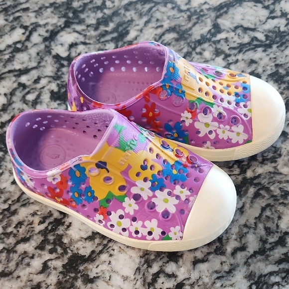 Native Other - Native Jefferson Floral toddler girls shoes